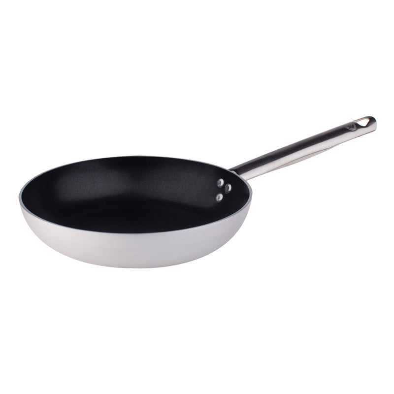 Agnelli Aluminum 3mm Nonstick Low Saute & Fry Pan With Stainless Steel –  AgnelliUSAShop