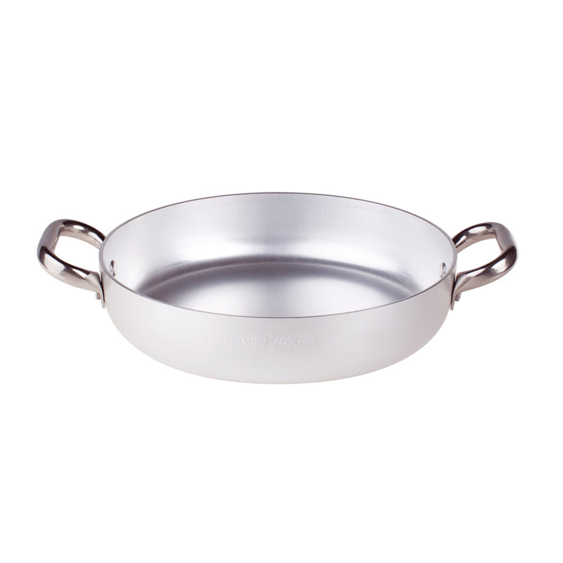 Agnelli Aluminum 3mm Fry Pan with Stainless Steel Handle, 16.5-Inches