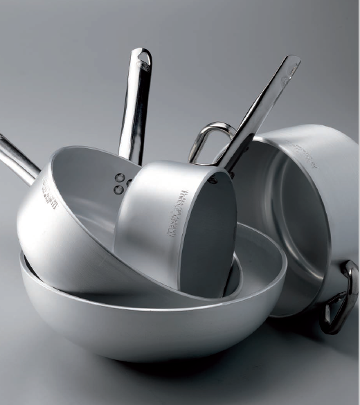 Agnelli Aluminum 3mm Saute & Sauteuse Pan With Stainless Steel