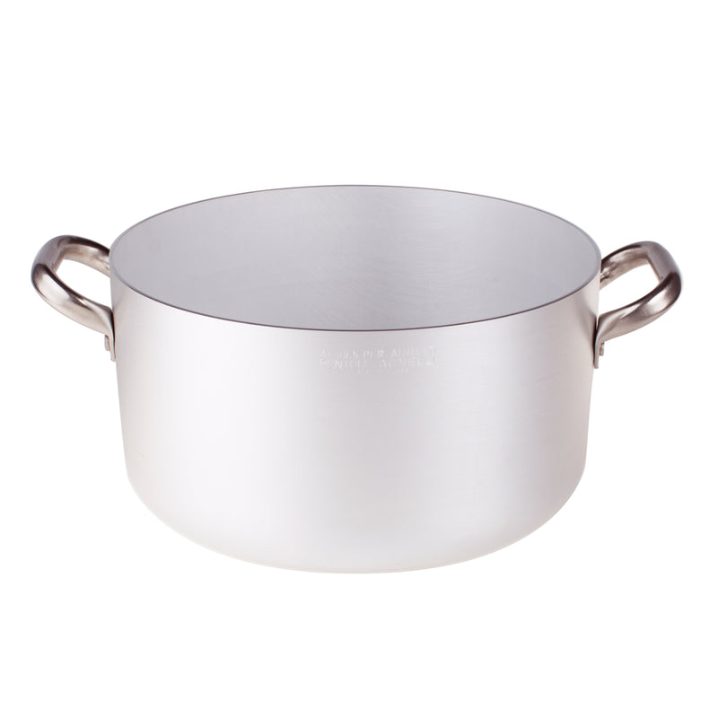 Agnelli Aluminum 3mm Casserole With Two Stainless Steel Handles, 1.5-Quart