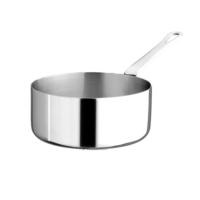Agnelli 1932 Series 3-Ply Stainless Steel Mini Saute Pan With Aluminum Handle, 9.4-Oz
