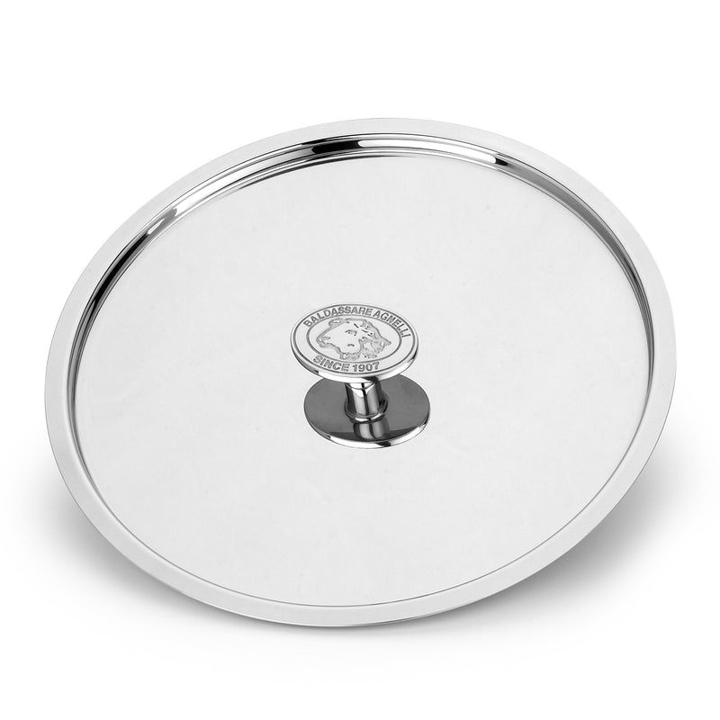 Agnelli 1907 Series 3-Ply Stainless Steel Lid With Stainless Steel Handle, 11-Inches