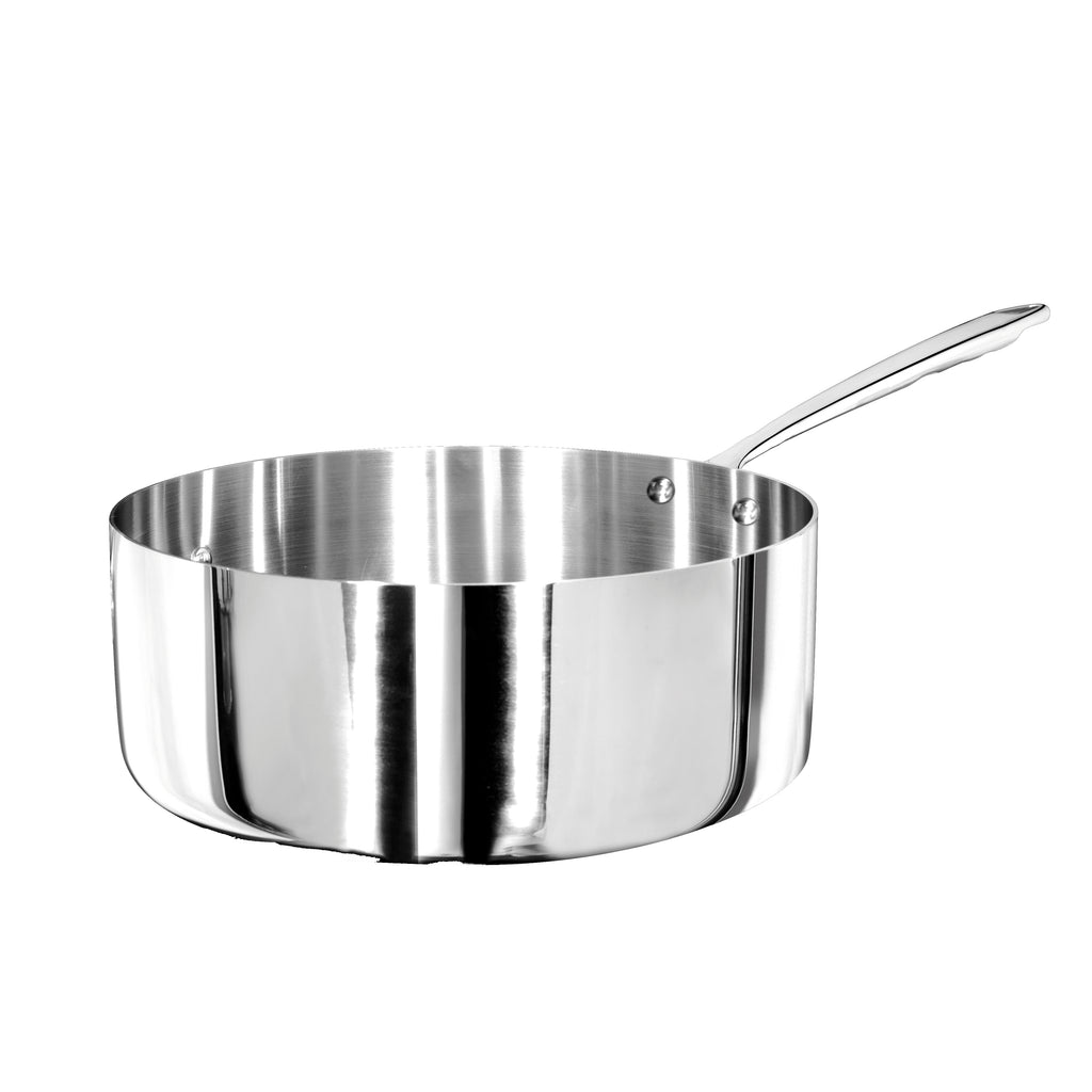 Agnelli Aluminum 3mm Fry Pan with Stainless Steel Handle, 16.5-Inches