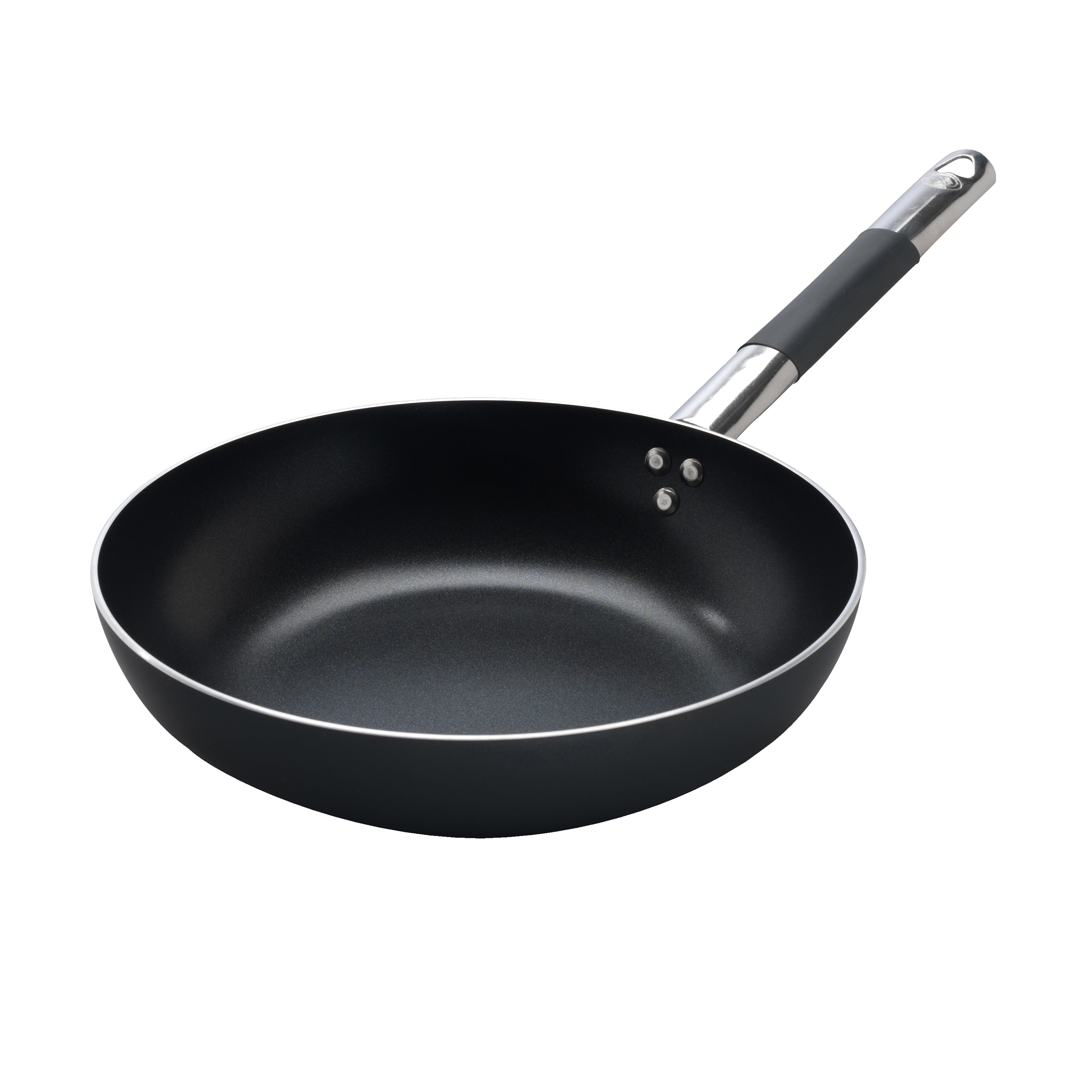 Agnelli Al-Black Induction Aluminum 3mm Nonstick Deep Straight Fry