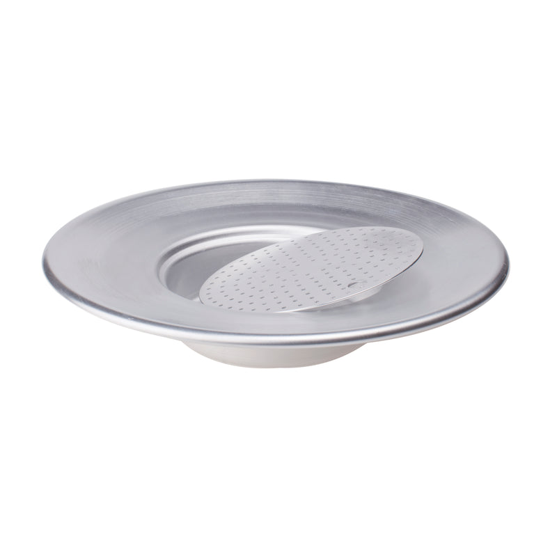 Agnelli Aluminum 3mm "Colafritto" Drip Strainer with Bowl, 17.7-Inches