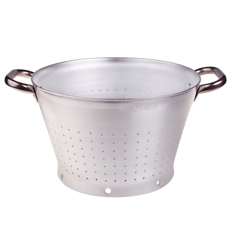 Agnelli Aluminum 3mm Conic Colander with Two Stainless Steel Handles, 17.7-Inches