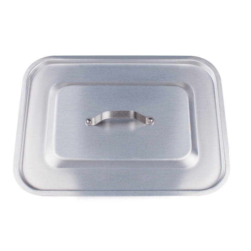 Agnelli Aluminum 3mm Flat Rectangular Lid with Round Angles, 27.5 x 17.7-Inches