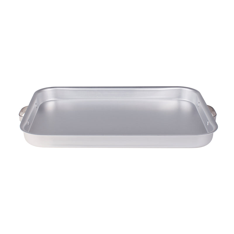 Agnelli Aluminum 3mm Rectangular Lid With Side Handles, 19.6 x 13.3-Inches