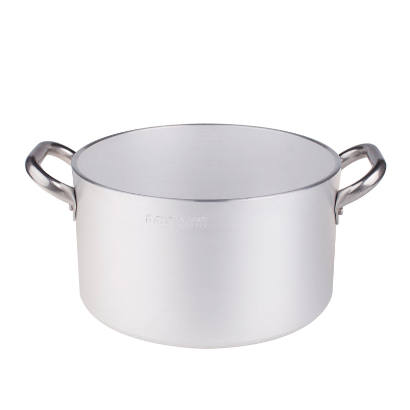 Agnelli Aluminum 5mm Casserole With Two Stainless Steel Handles, 3.4-Quart