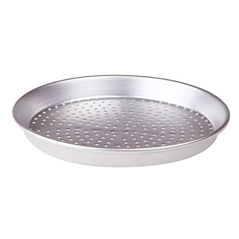 Agnelli Aluminum Alloy Round Perforated Cake Pan, 10.2-Inches