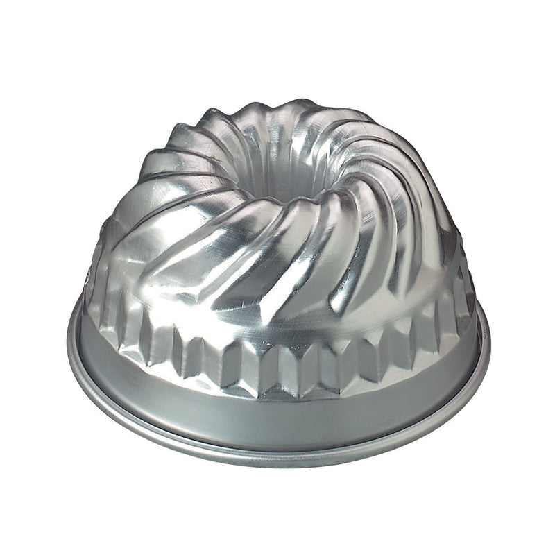 Agnelli Aluminum Gugelhopf Cake Mould With Tube, 6.3-Inches