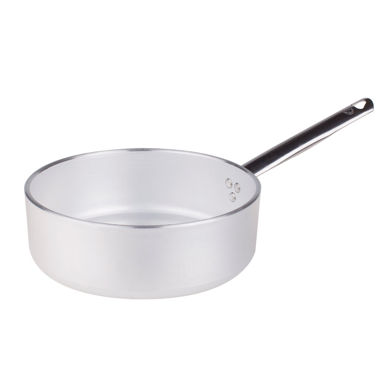 Agnelli Aluminum 5mm High Saute Pan With Stainless Steel Handle, 3.9-Quart