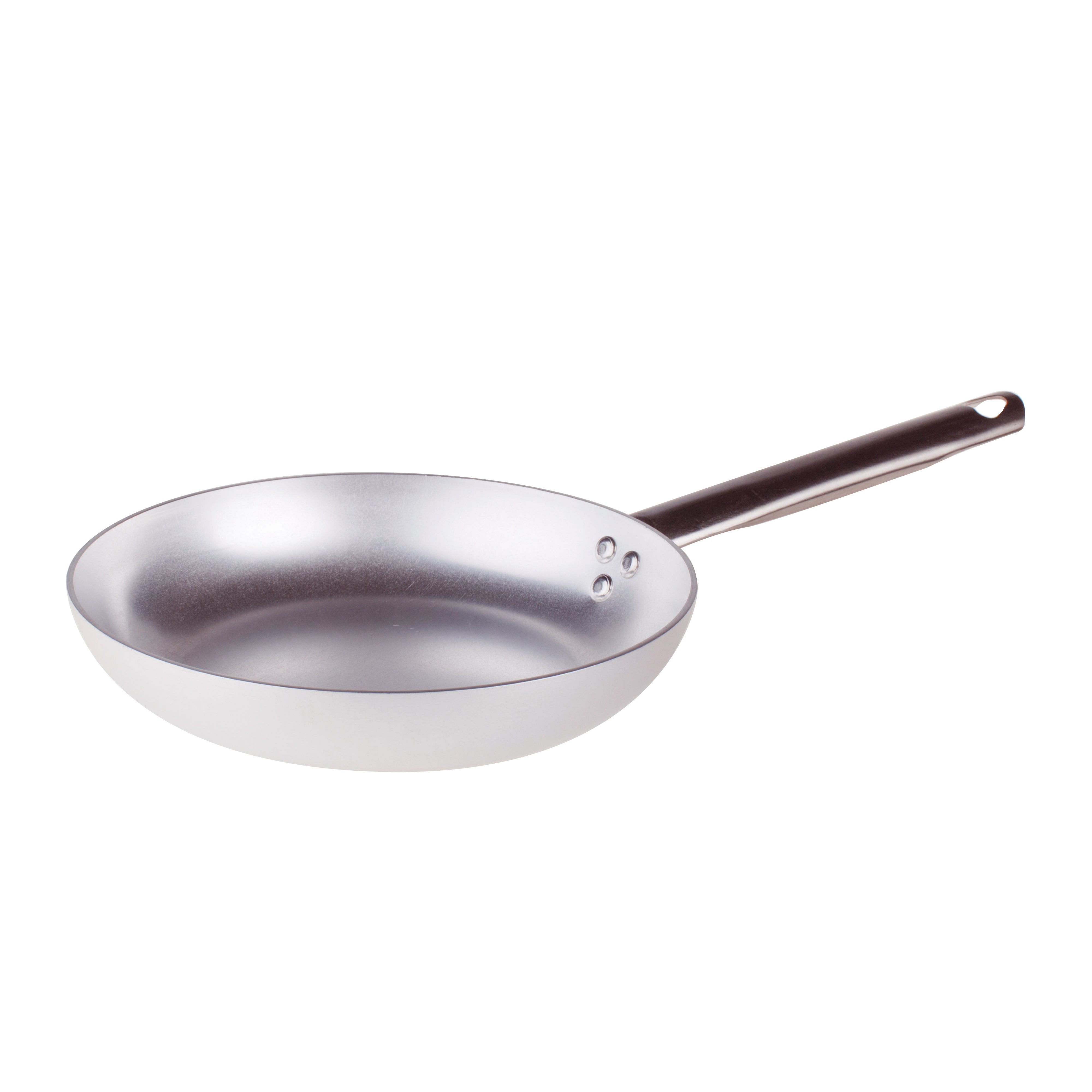 Agnelli Aluminum 3mm Low Saute & Fry Pan With Stainless Steel