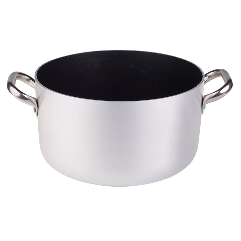 Agnelli Aluminum 3mm Nonstick Casserole With Two Stainless Steel Handles, 13.2-Quart