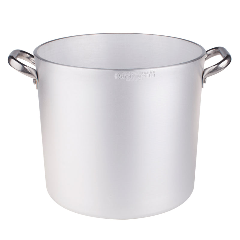Agnelli Aluminum 5mm Stockpot With Two Stainless Steel Handles, 68.7-Quart