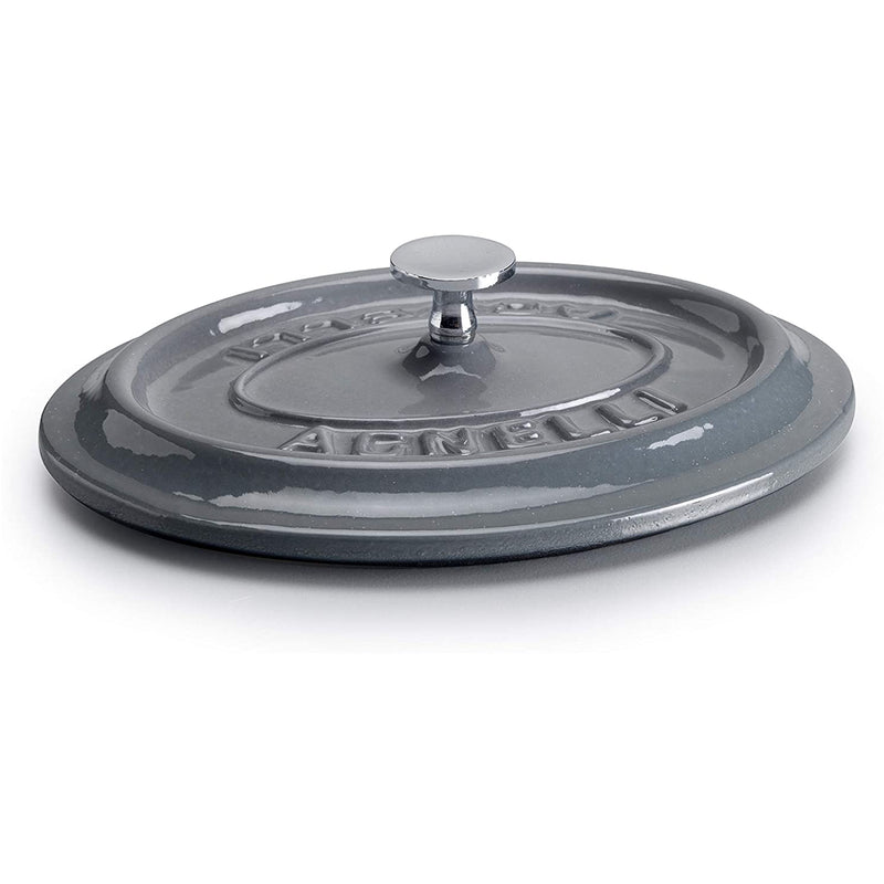 Agnelli Cast Iron Oval Lid, 4.7 x 3.5-Inches