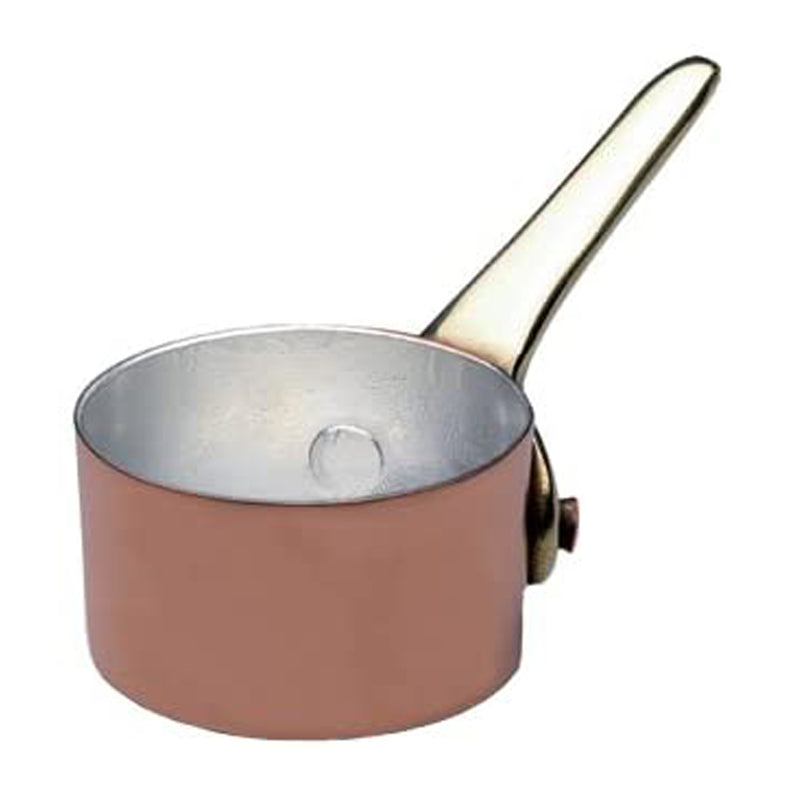 Agnelli Copper Mini Saute Pan With Brass Handle, 1.5-Inches